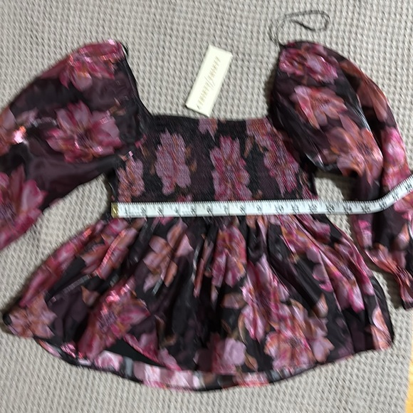 Thirty/Thirty Floral BabyDoll Top Size XS - Picture 6 of 8